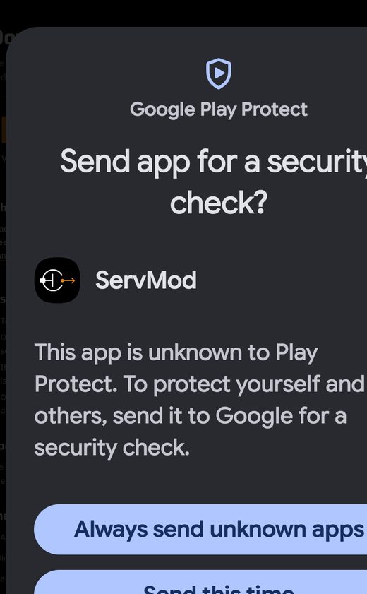 Play Protect: Send this time or Don't send